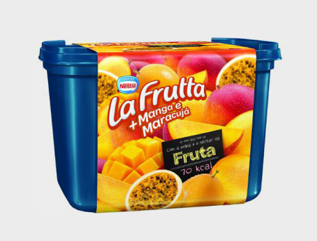 Sorvete Nestlé La Frutta manga e maracujá pote 1,5l