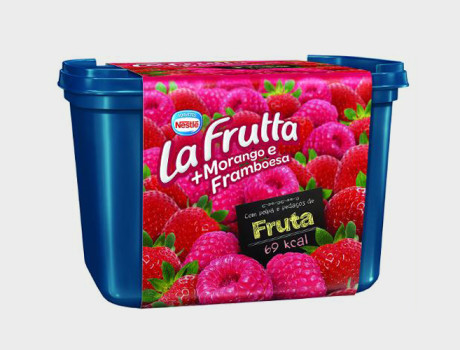 Sorvete Nestlé La Frutta morango e framboesa pote 1,5l