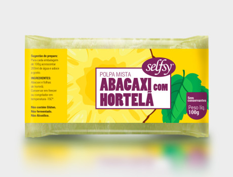 Polpa Selfsy Abacaxi com Hortelã 100g