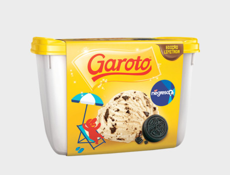 Sorvete Garoto Negresco Pote 2L