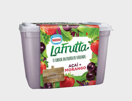 Sorvete Nestlé La Frutta Açaí + Morango Pote 1,5L