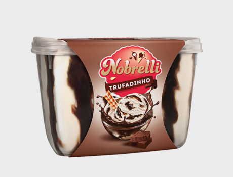 Sorvete Nobrelli Baunilha com Trufa de Choc 2L