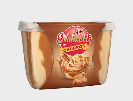 Sorvete Nobrelli Churros com Doce de Leite 2L