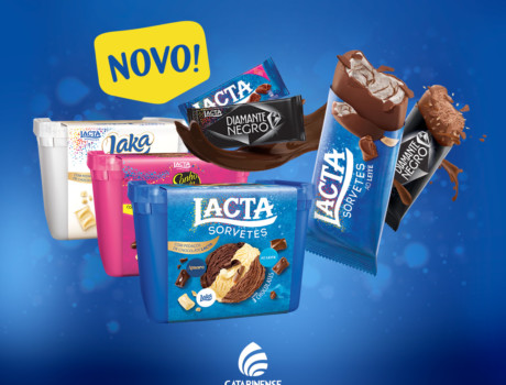 Chocolates Lacta agora são sorvetes