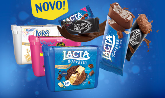 Chocolates Lacta agora são sorvetes