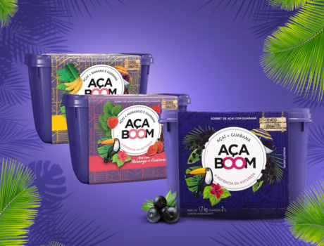 Aça Boom, o novo sorbet de açaí no pote pronto para consumo