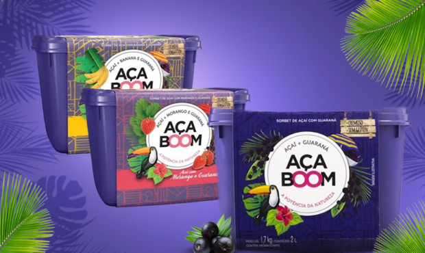 Aça Boom, o novo sorbet de açaí no pote pronto para consumo