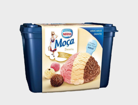 Sorvete Nestlé Trio Moça Pote 1,5L